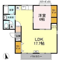 セジュール豊丘　Cの物件間取画像